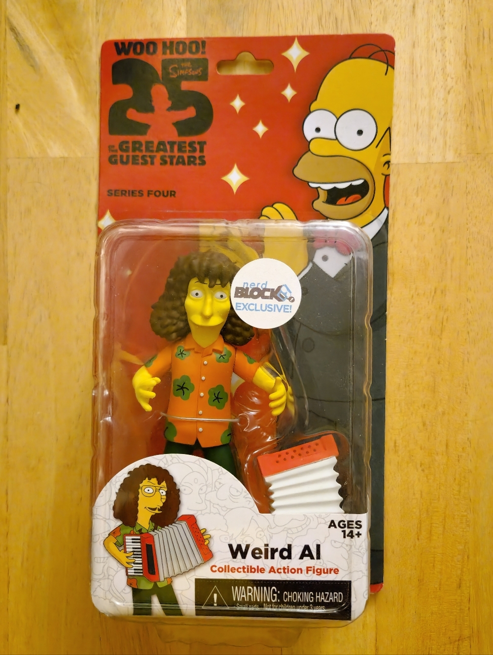 The Simpsons 25 Greatest Guest Stars Series 4 Figure, Weird Al Yankovic